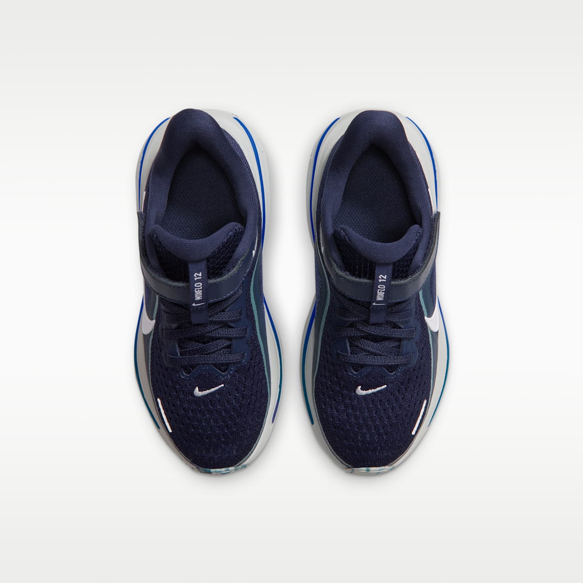 Nike Winflo 12 Little Kids' Road Running Shoes - Midnight Navy/Dark Slate/Smokey Blue/White