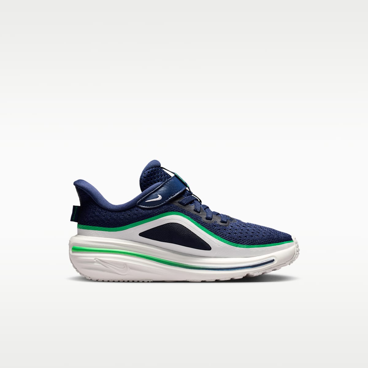 Nike Winflo 12 Little Kids' Road Running Shoes - Midnight Navy/Green Spark/Summit White