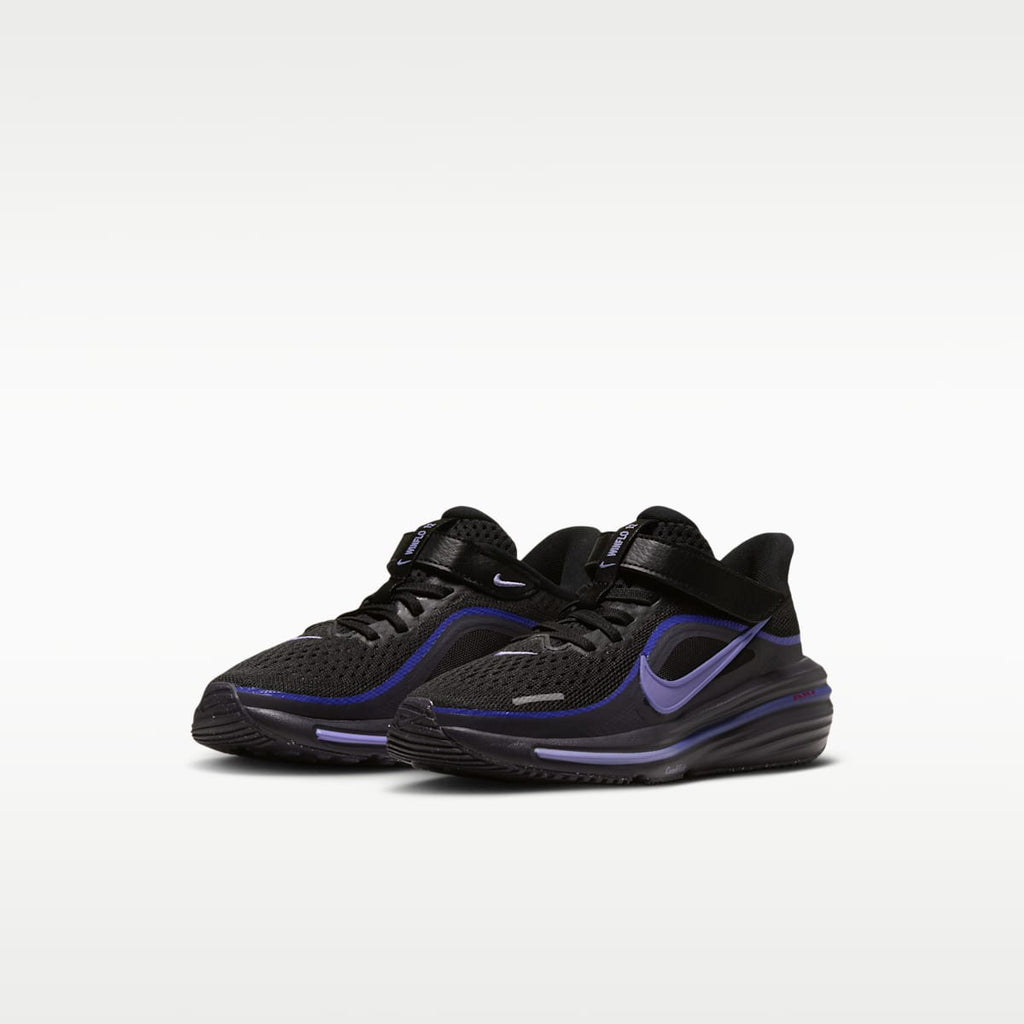 Nike Winflo 12 Little Kids' Road Running Shoes - Black/Gridiron/Persian Violet/Purple Pulse