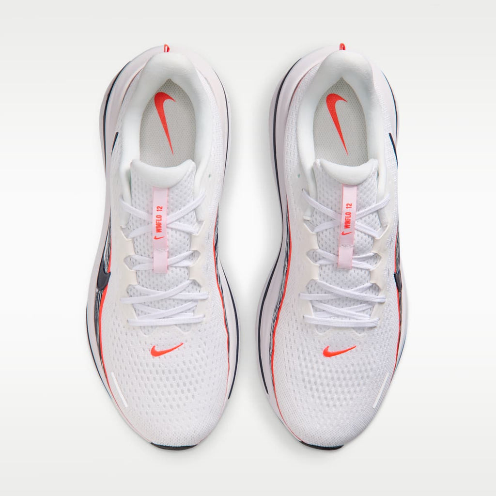 Nike Winflo 12 Men's Road Running Shoes - White/Dynamic Yellow/Bright Crimson/Obsidian - Image 4