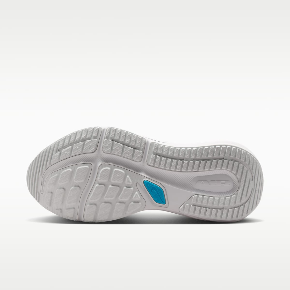 Nike Winflo 12 Men's Road Running Shoes - Vast Grey/Off White/Anthracite/Light Current Blue - Image 2