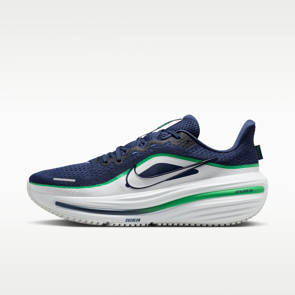 Nike Winflo 12 Men's Road Running Shoes - Midnight Navy/Green Spark/Summit White - Image 1
