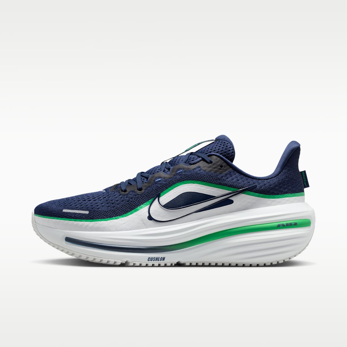Nike Winflo 12 Men's Road Running Shoes - Midnight Navy/Green Spark/Summit White - Image 1