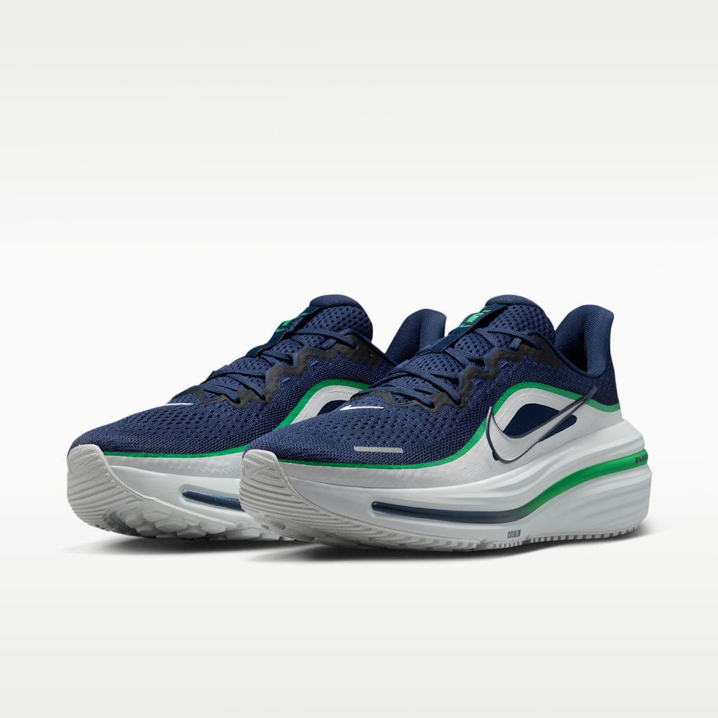 Nike Winflo 12 Men's Road Running Shoes - Midnight Navy/Green Spark/Summit White - Image 5