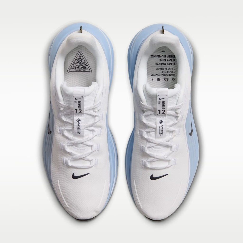 Nike Winflo 12 GORE-TEX Men's Waterproof Road Running Shoes - White/Light Armory Blue/Football Grey/Gridiron - Image 4
