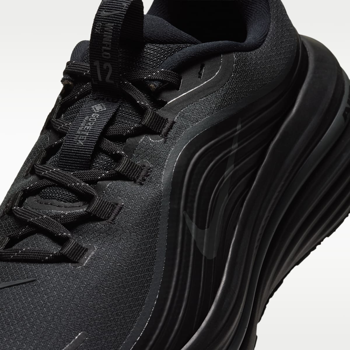 Nike Winflo 12 GORE-TEX Men's Waterproof Road Running Shoes - Black/Black/Dark Smoke Grey - Image 7