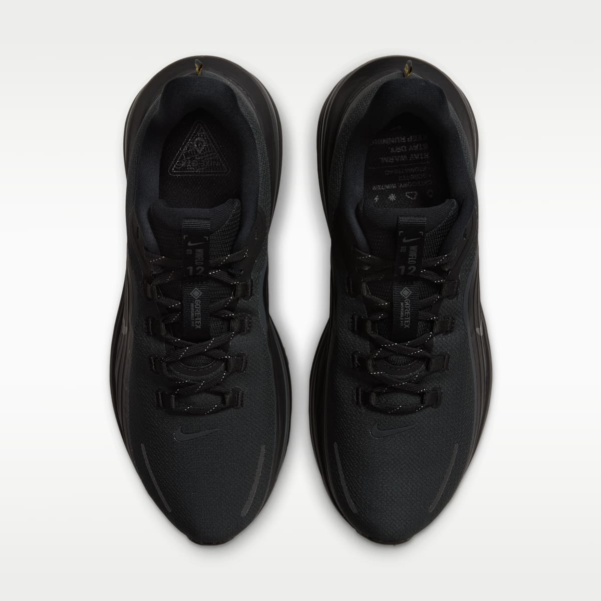 Nike Winflo 12 GORE-TEX Men's Waterproof Road Running Shoes - Black/Black/Dark Smoke Grey - Image 4