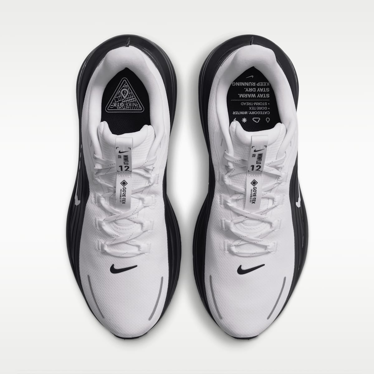 Nike Winflo 12 GORE-TEX Men's Waterproof Road Running Shoes - Summit White/Black/Anthracite/Photon Dust - Image 4