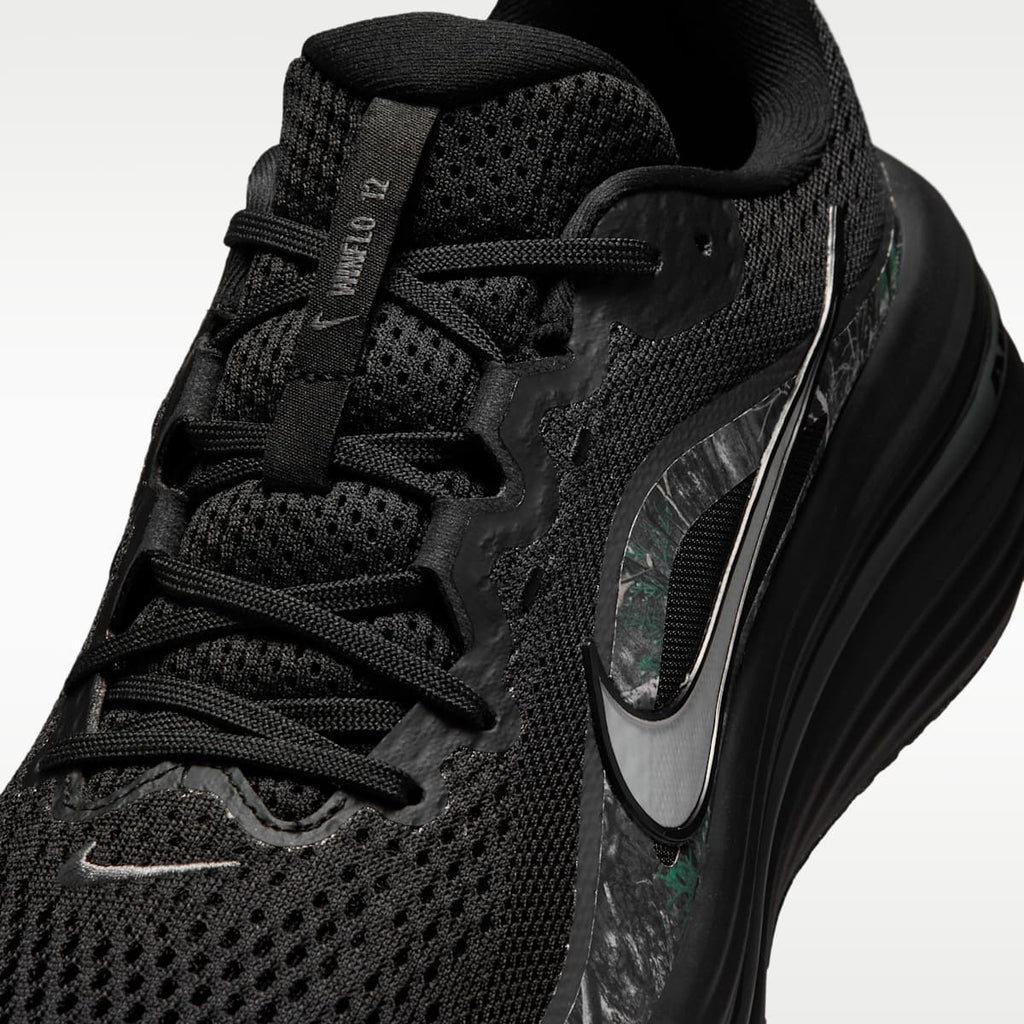 Nike Winflo 12 Men's Realtree® Road Running Shoes - Black/Iron Grey/Metallic Silver - Image 7
