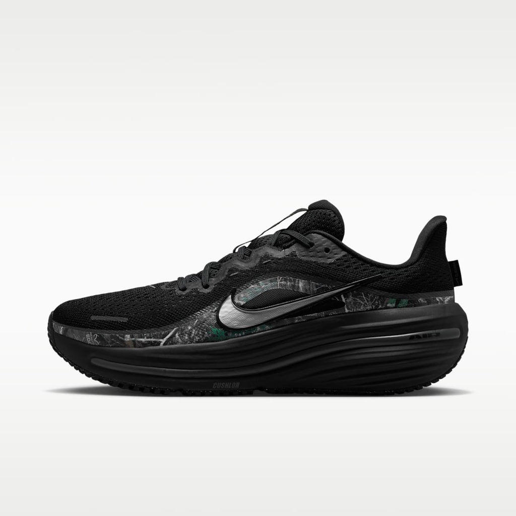 Nike Winflo 12 Men's Realtree® Road Running Shoes - Black/Iron Grey/Metallic Silver - Image 1