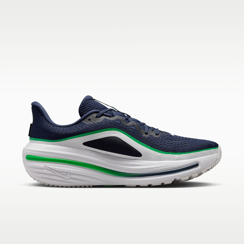 Nike Winflo 12 Men's Road Running Shoes (Wide) - Midnight Navy/Green Spark/Summit White - Image 3