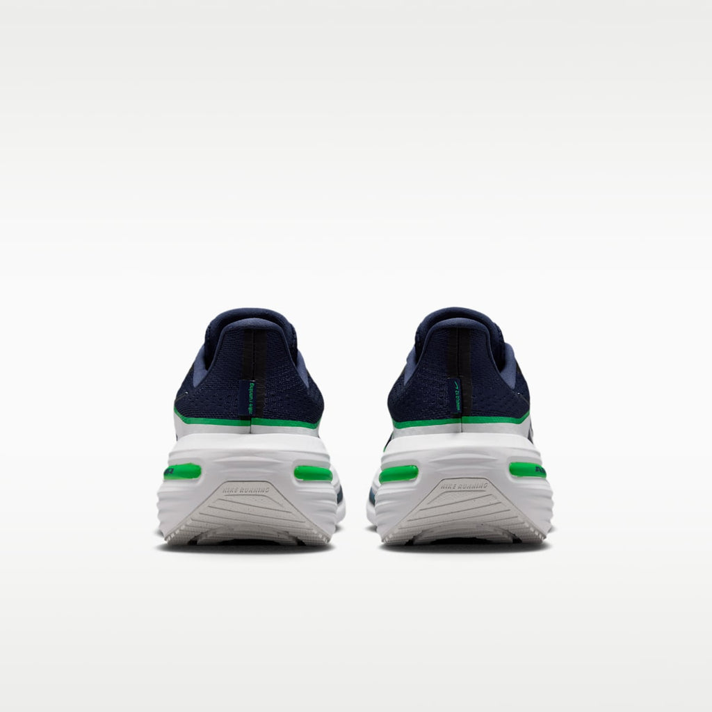 Nike Winflo 12 Men's Road Running Shoes (Wide) - Midnight Navy/Green Spark/Summit White - Image 6