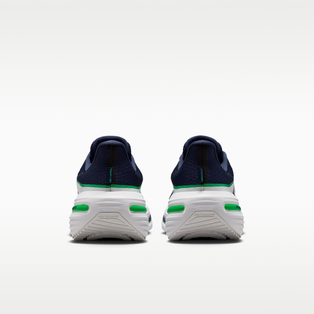 Nike Winflo 12 Men's Road Running Shoes (Wide) - Midnight Navy/Green Spark/Summit White - Image 6