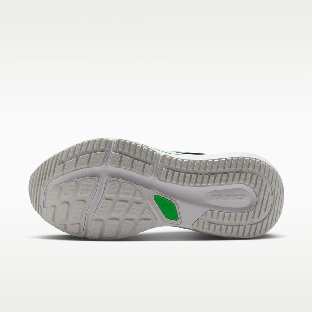 Nike Winflo 12 Men's Road Running Shoes (Wide) - Midnight Navy/Green Spark/Summit White - Image 2