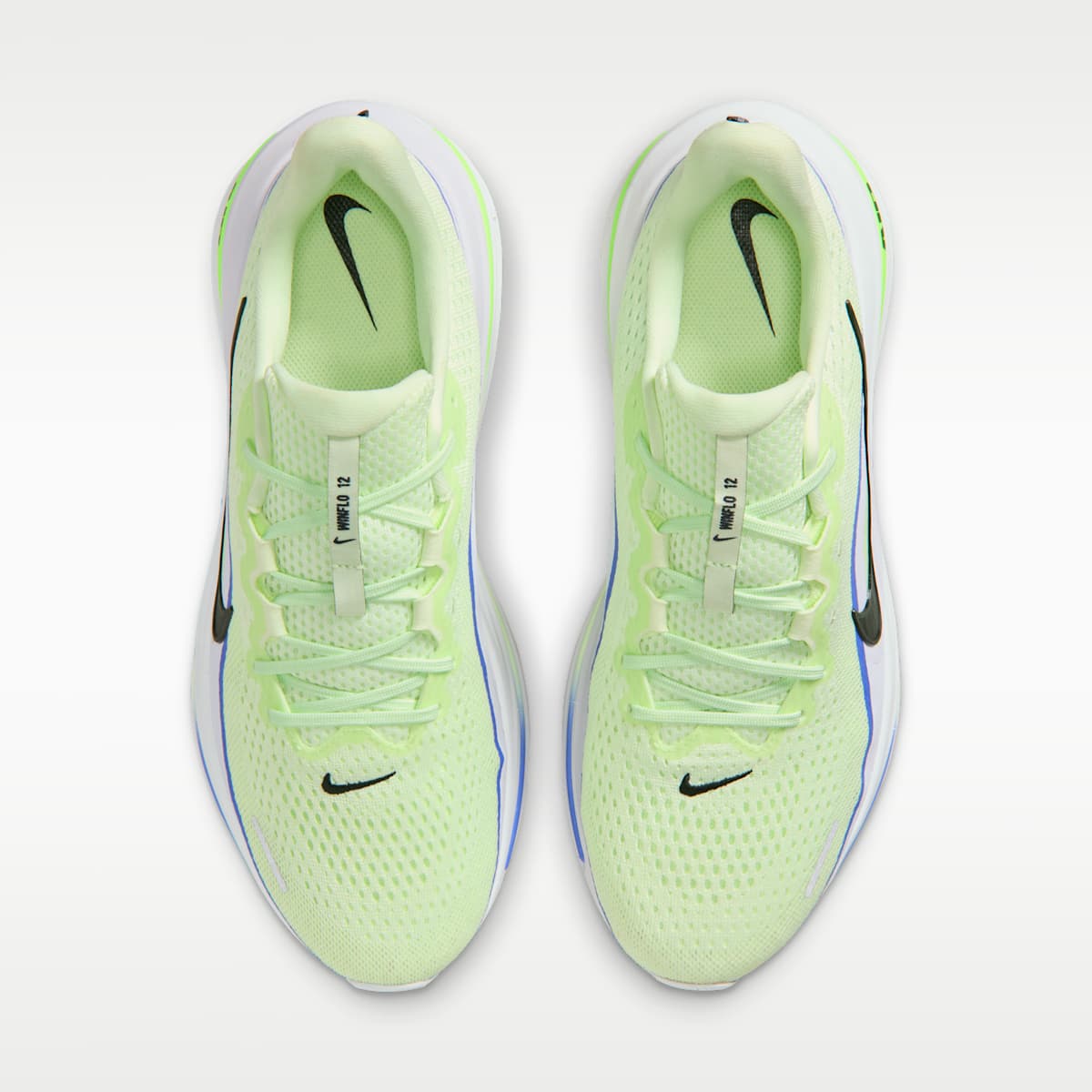 Nike Winflo 12 Men's Road Running Shoes - Volt Tint/White/Sapphire/Black Spruce - Image 4