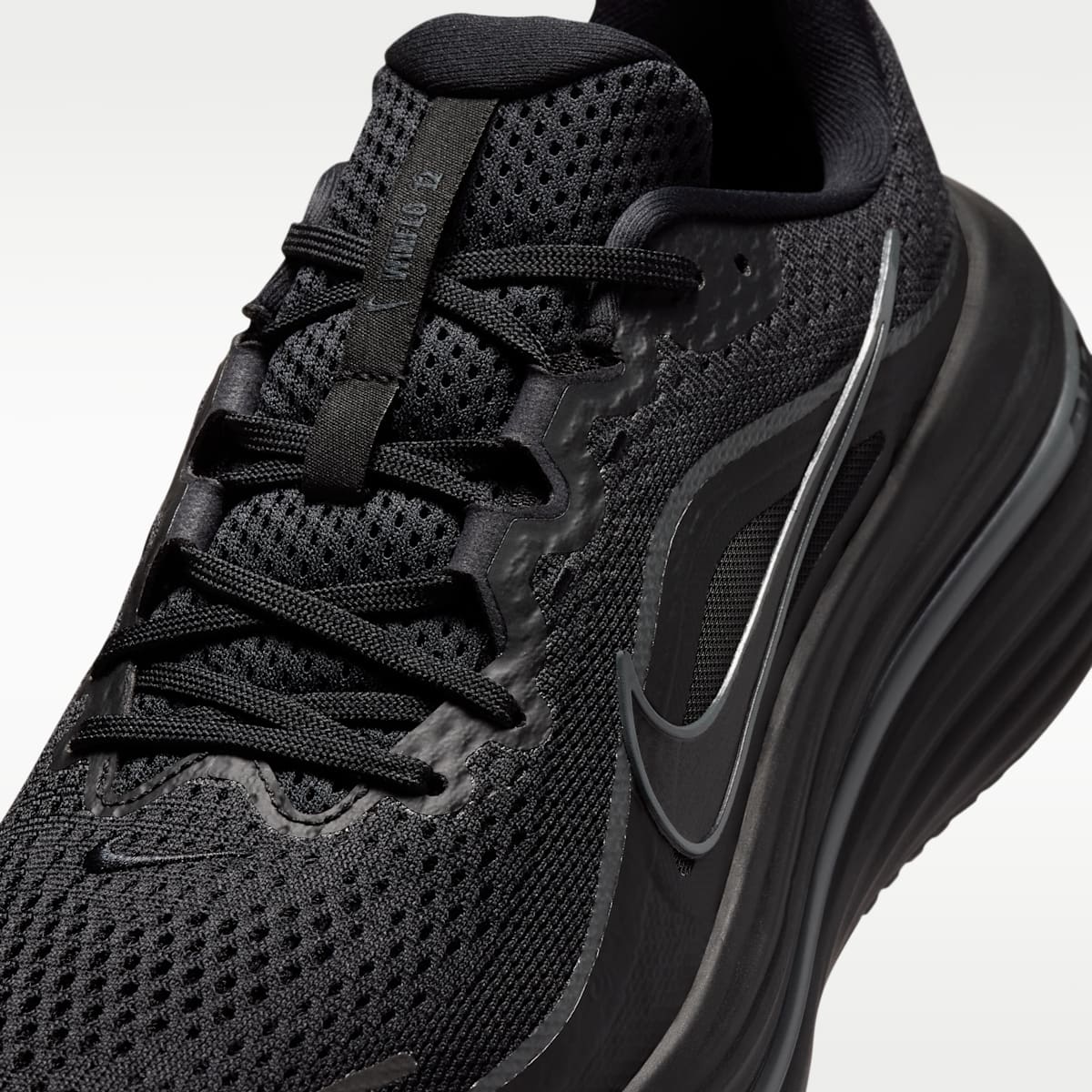 Nike Winflo 12 Men's Road Running Shoes - Black/Dark Smoke Grey/Black - Image 7