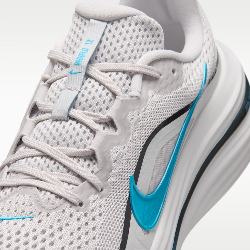 Nike Winflo 12 Men's Road Running Shoes - Vast Grey/Off White/Anthracite/Light Current Blue - Image 7