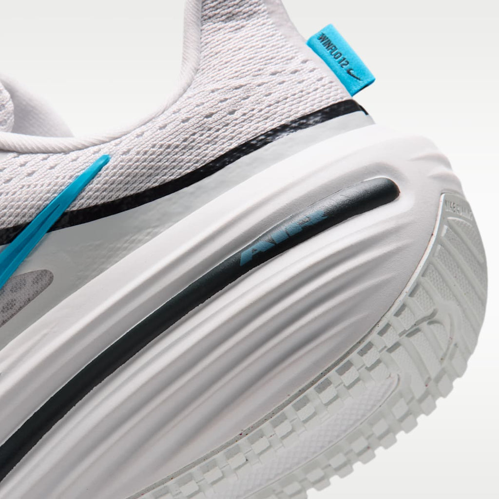 Nike Winflo 12 Men's Road Running Shoes - Vast Grey/Off White/Anthracite/Light Current Blue - Image 8