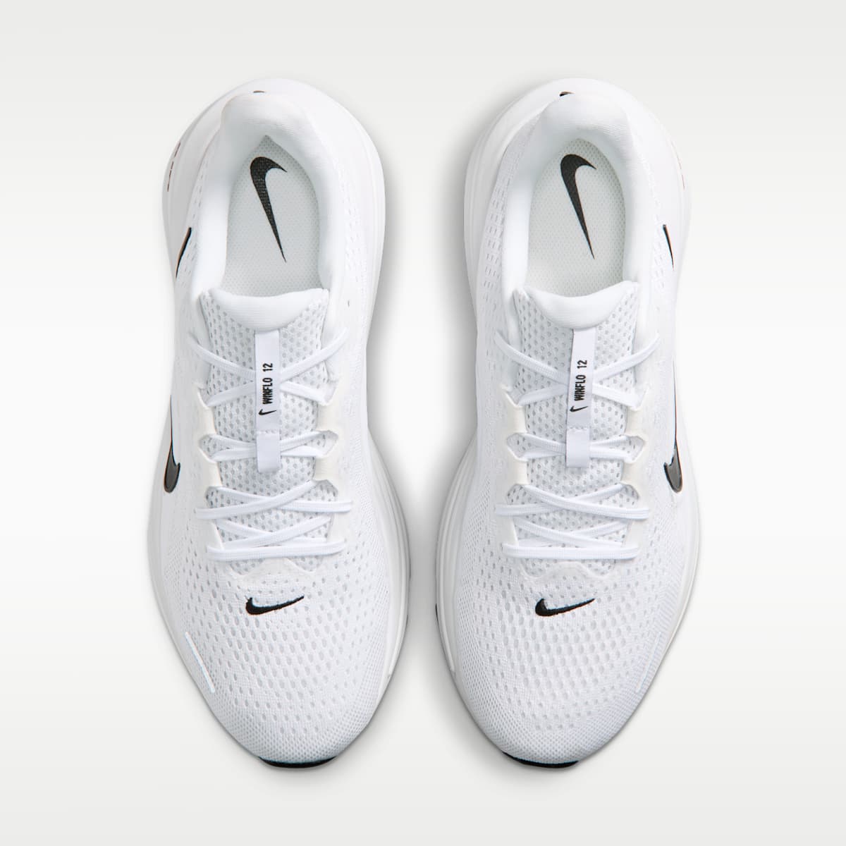 Nike Winflo 12 Men's Road Running Shoes - White/Summit White/Pure Platinum/Black - Image 4