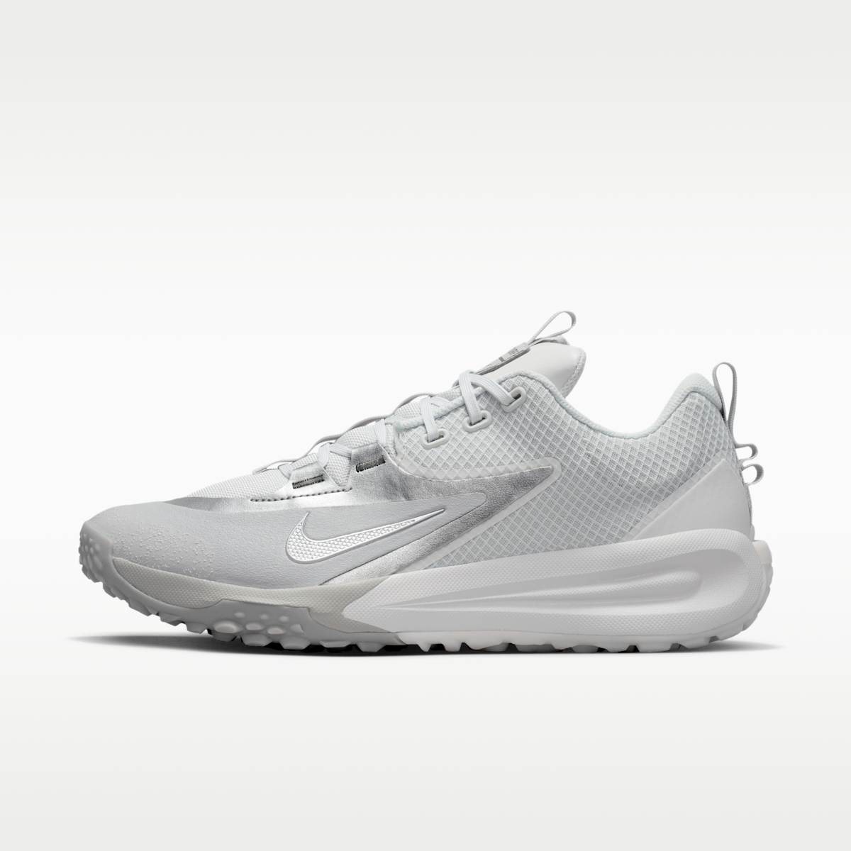 Women's Nike Cross Turf Men's Baseball Shoes - Photon Dust/Vast Grey/Metallic Silver