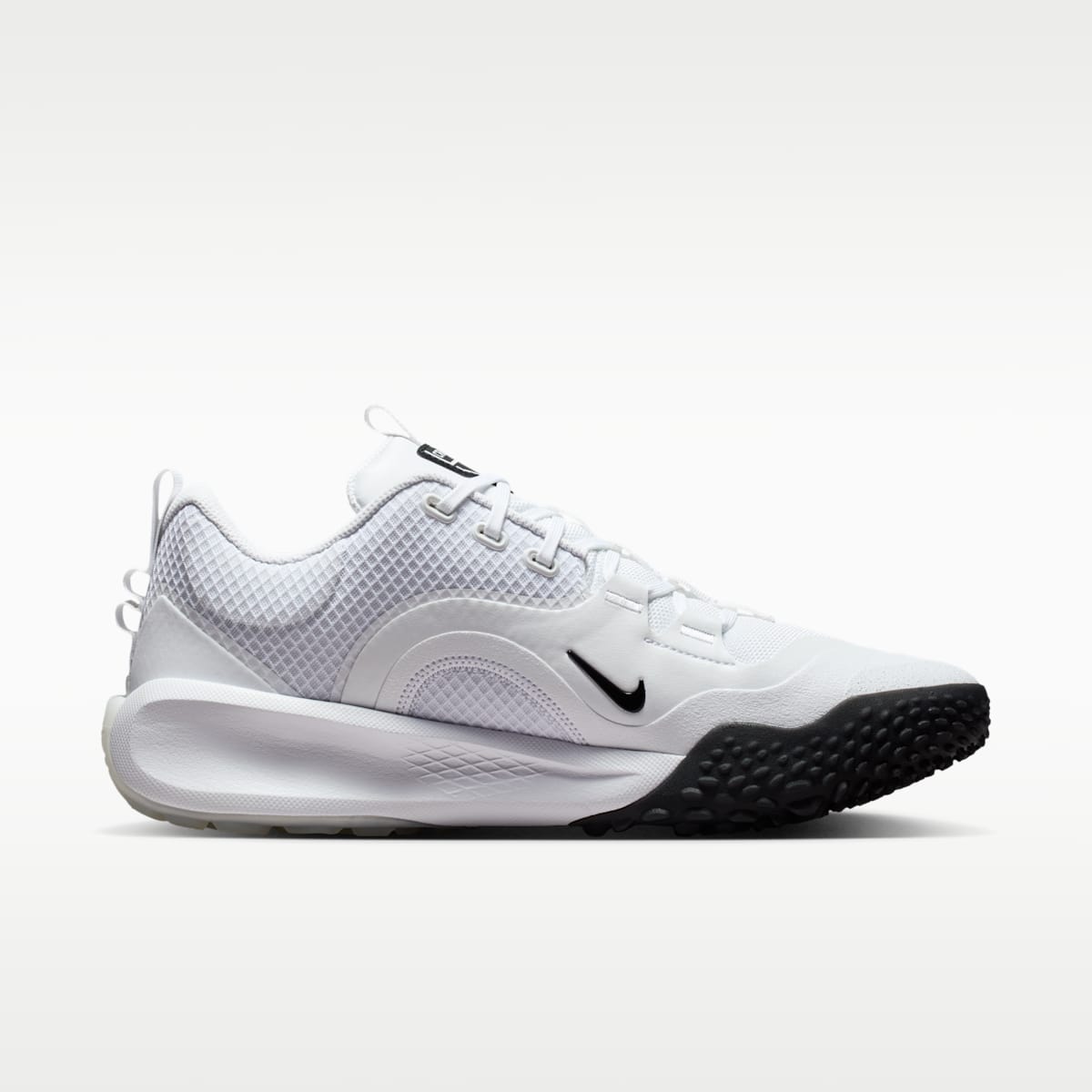 Nike Cross Turf Men's Baseball Shoes - White/Metallic Silver/Black - Image 3