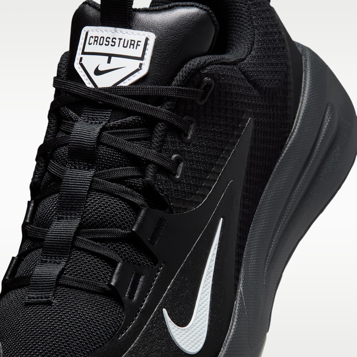 Nike Cross Turf Men's Baseball Shoes - Black/Off Noir/White - Image 7