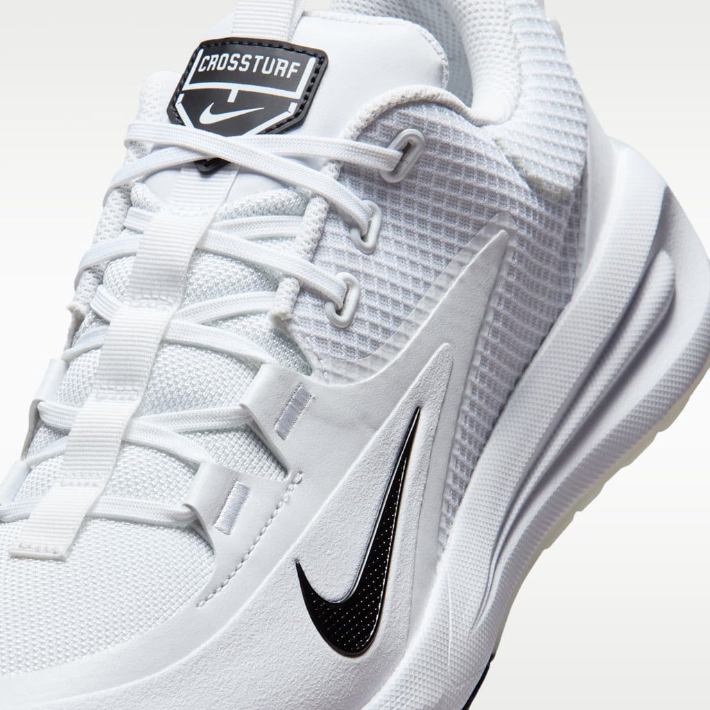 Nike Cross Turf Men's Baseball Shoes - White/Metallic Silver/Black - Image 7