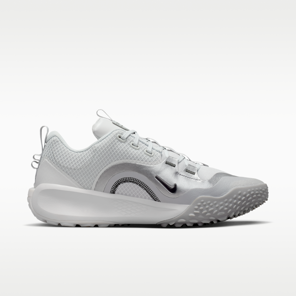 Women's Nike Cross Turf Men's Baseball Shoes - Photon Dust/Vast Grey/Metallic Silver
