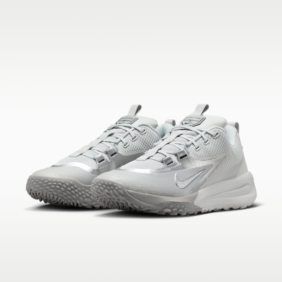 Nike Cross Turf Men's Baseball Shoes - Photon Dust/Vast Grey/Metallic Silver - Image 5