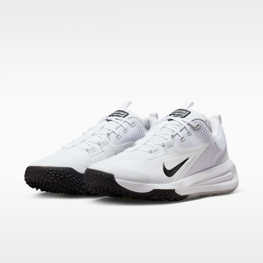 Nike Cross Turf Men's Baseball Shoes - White/Metallic Silver/Black - Image 5