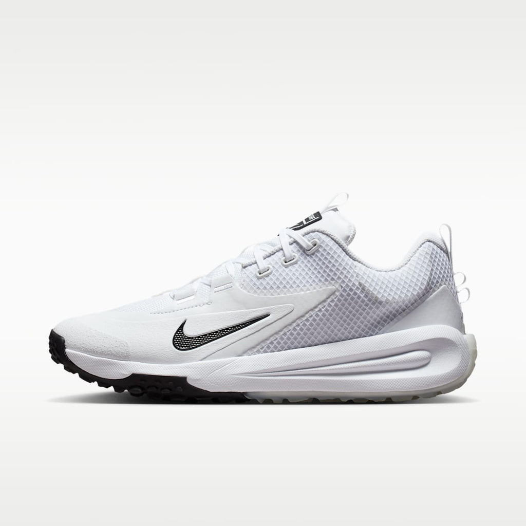 Nike Cross Turf Men's Baseball Shoes - White/Metallic Silver/Black - Image 1