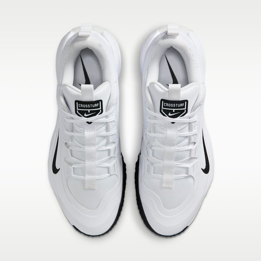 Nike Cross Turf Men's Baseball Shoes - White/Metallic Silver/Black - Image 4