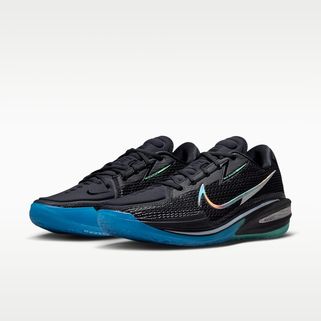 Nike G.T. Cut "Nike Nationals" Men's Basketball Shoes - Black/Green Glow/Blue Glow/Multi-Color - Image 5