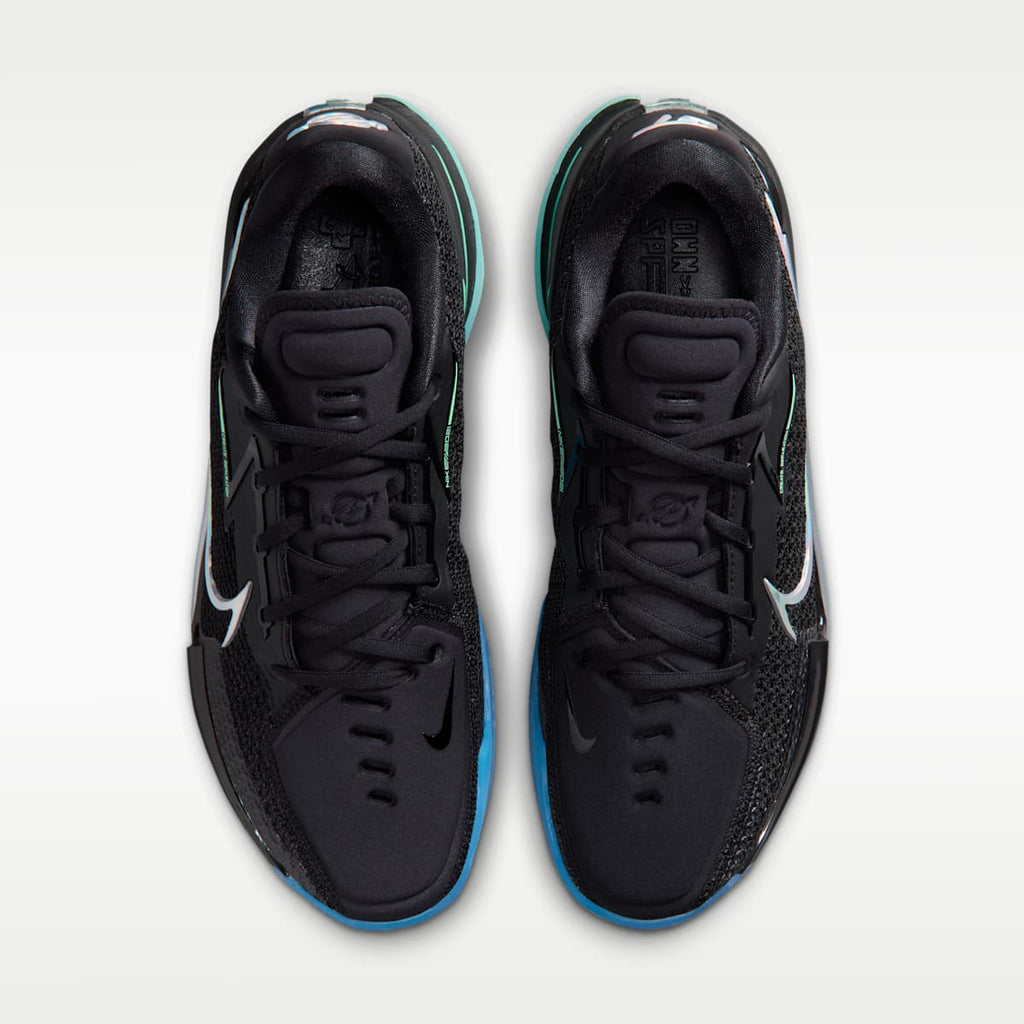 Nike G.T. Cut "Nike Nationals" Men's Basketball Shoes - Black/Green Glow/Blue Glow/Multi-Color - Image 4