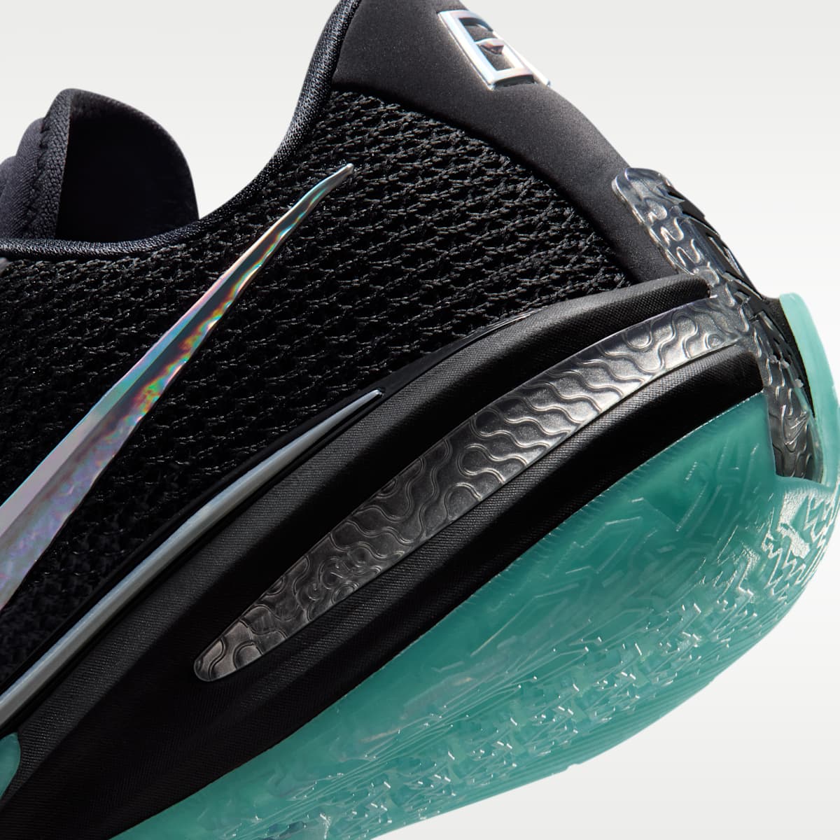 Nike G.T. Cut "Nike Nationals" Men's Basketball Shoes - Black/Green Glow/Blue Glow/Multi-Color - Image 8