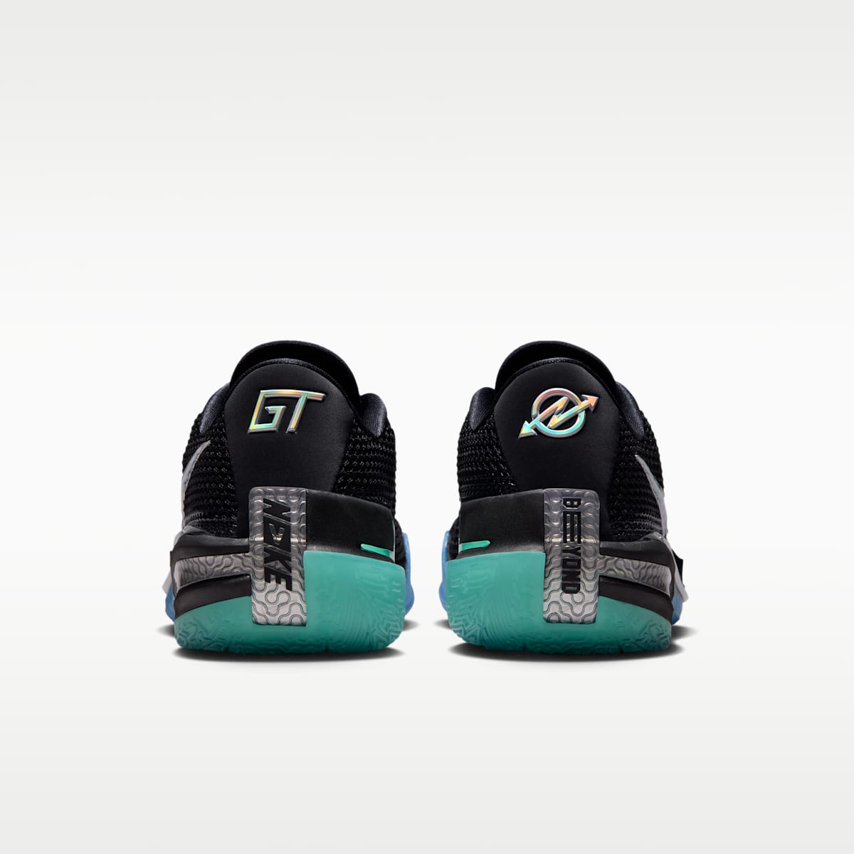 Nike G.T. Cut "Nike Nationals" Men's Basketball Shoes - Black/Green Glow/Blue Glow/Multi-Color - Image 6