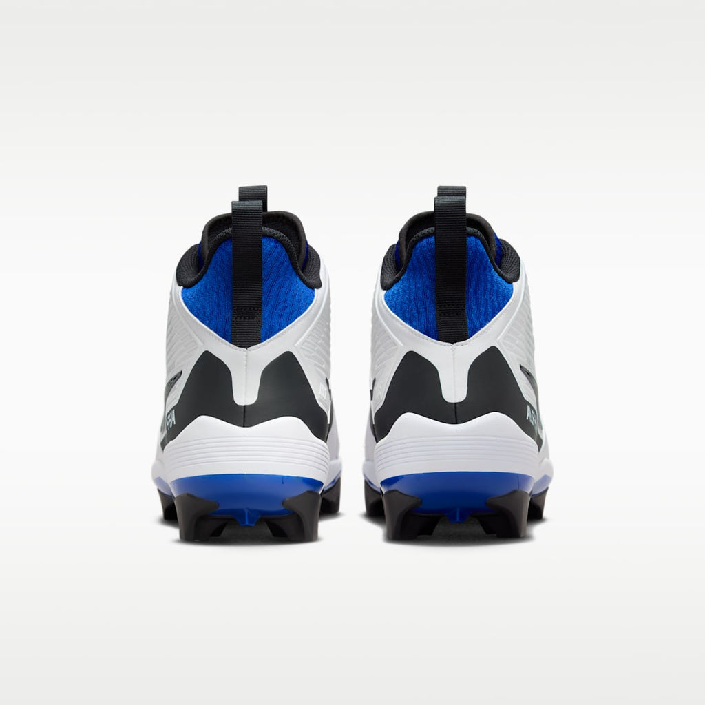 Nike Alpha Menace Strong Men's Football Cleats - White/Hyper Royal/Dark Smoke Grey/Black - Image 6