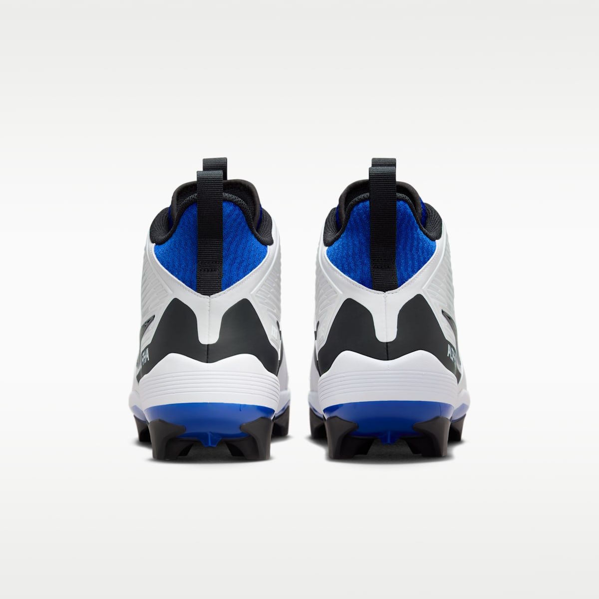 Nike Alpha Menace Strong Men's Football Cleats - White/Hyper Royal/Dark Smoke Grey/Black - Image 6