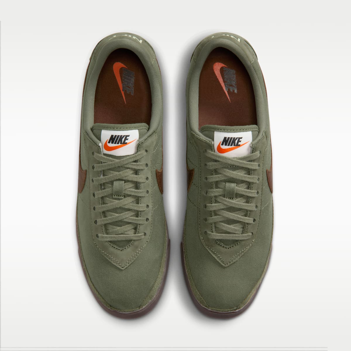Nike Astrograbber Men's Shoes - Medium Olive/Alabaster/Gum Dark Brown/Cacao Wow - Image 4