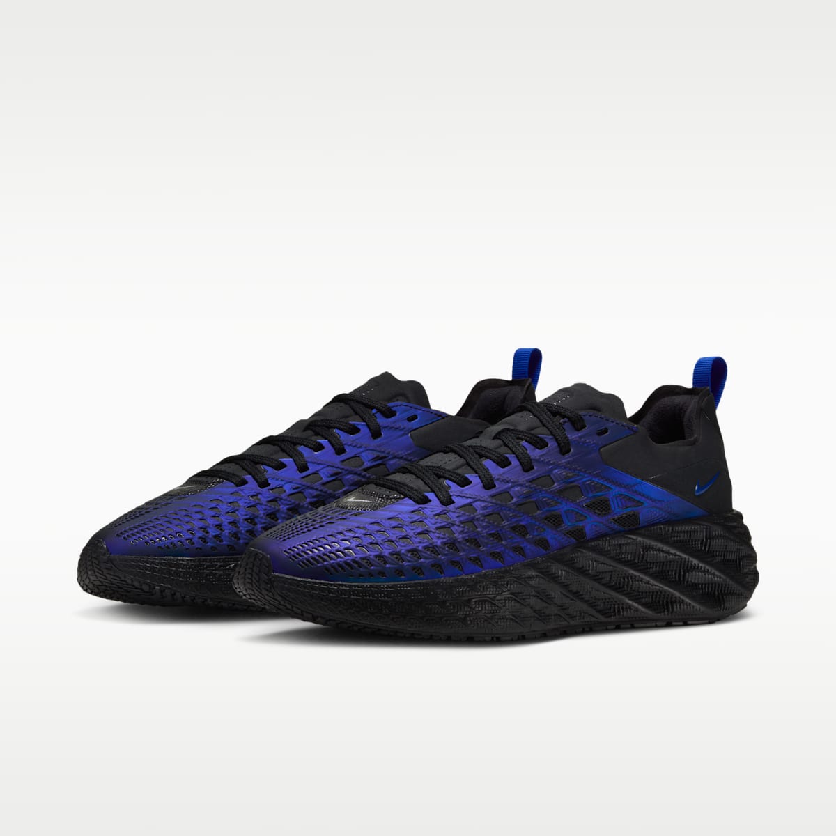 Nike Ava Edge SE Men's Shoes - Black/Black/Metallic Silver/Racer Blue - Image 5