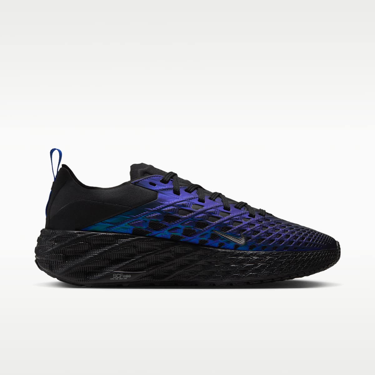 Nike Ava Edge SE Men's Shoes - Black/Black/Metallic Silver/Racer Blue - Image 3