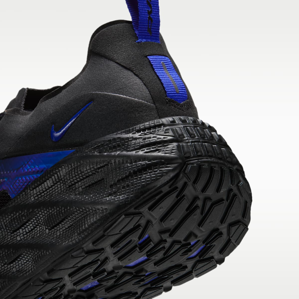 Nike Ava Edge SE Men's Shoes - Black/Black/Metallic Silver/Racer Blue - Image 8