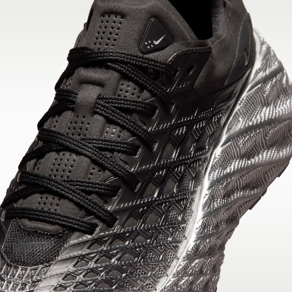 Nike Ava Edge Men's Shoes - Black/Metallic Silver - Image 7