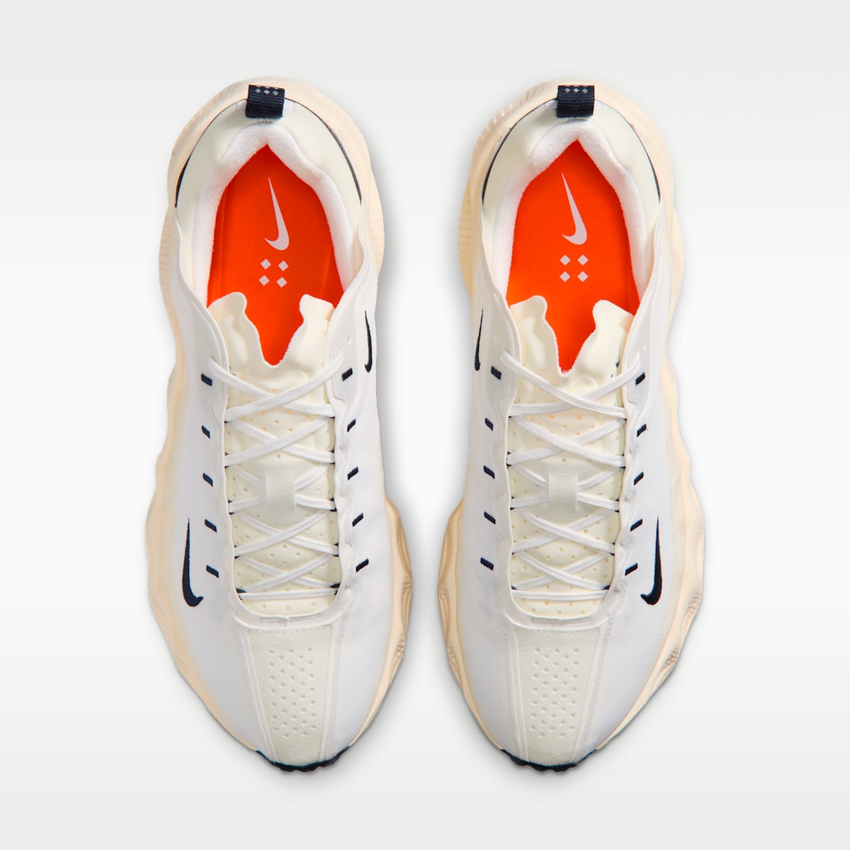 Nike Ava Rover Shoes - Summit White/Coconut Milk/Safety Orange/Dark Obsidian - Image 4