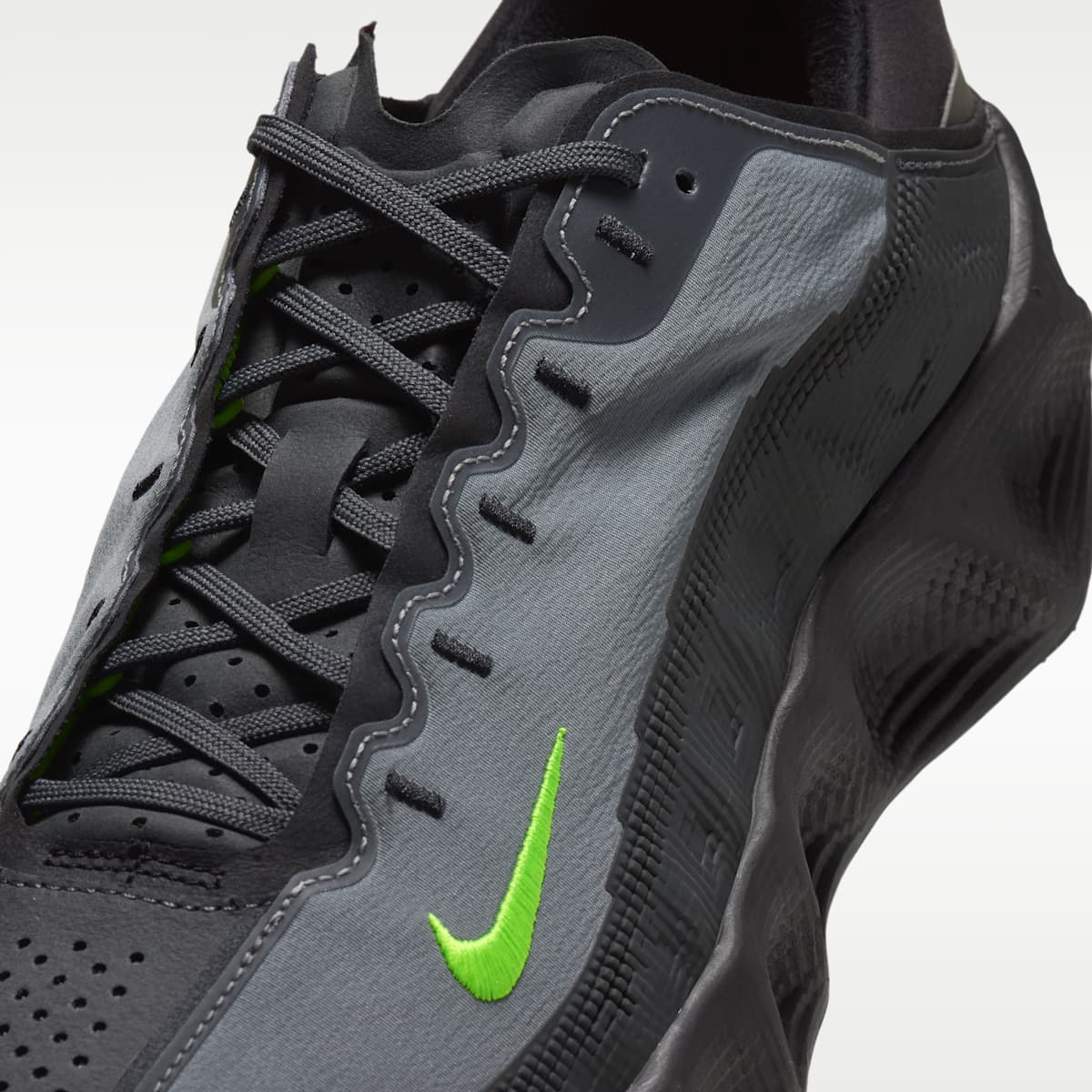 Nike Ava Rover Shoes - Black/Smoke Grey/Anthracite/Volt - Image 7
