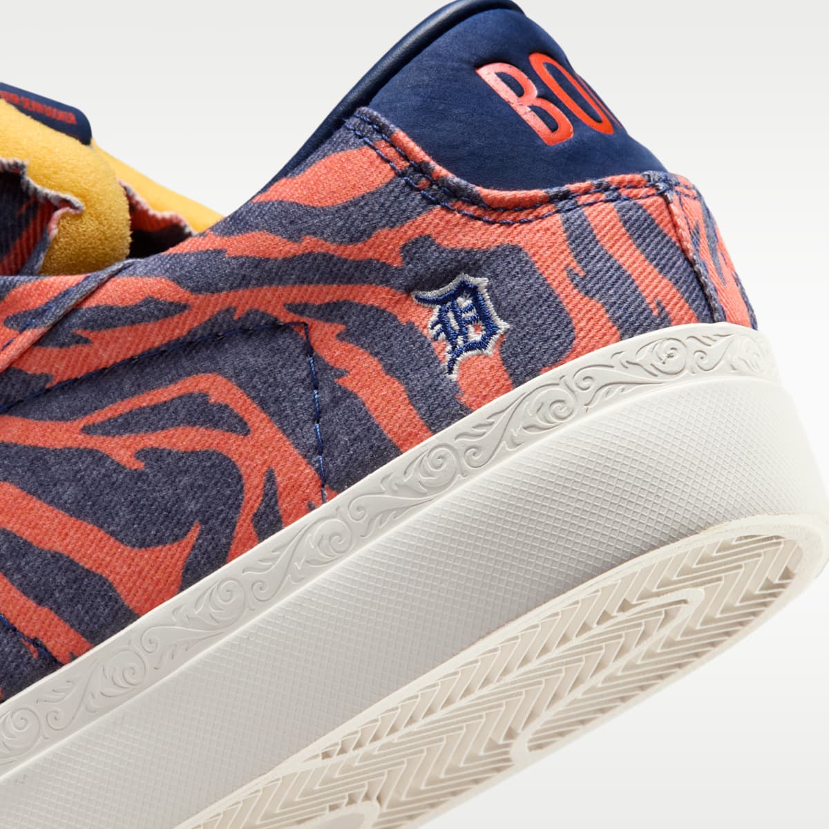 Nike Blazer Low x Book Men's Shoes - Safety Orange/Phantom/Blue Void - Image 8