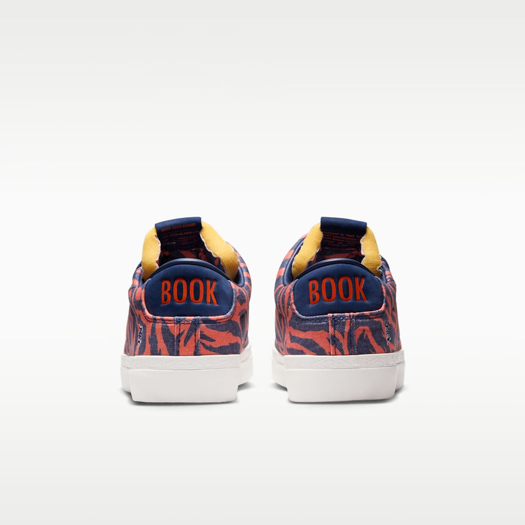 Nike Blazer Low x Book Men's Shoes - Safety Orange/Phantom/Blue Void - Image 6