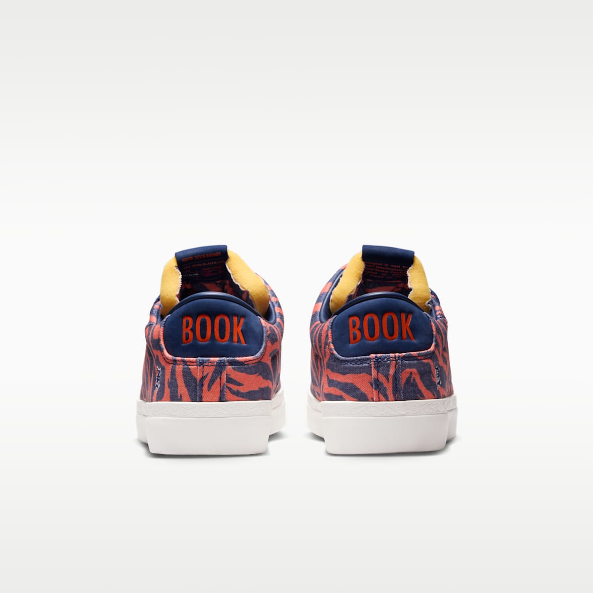Nike Blazer Low x Book Men's Shoes - Safety Orange/Phantom/Blue Void - Image 6
