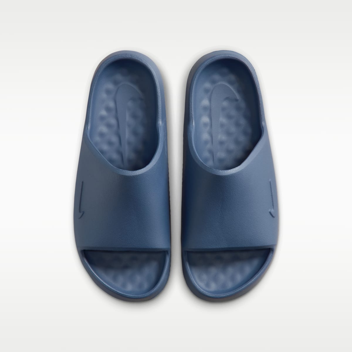 Nike Calm 2.0 Big Kids' Slides - Diffused Blue/Diffused Blue/Diffused Blue - Image 4