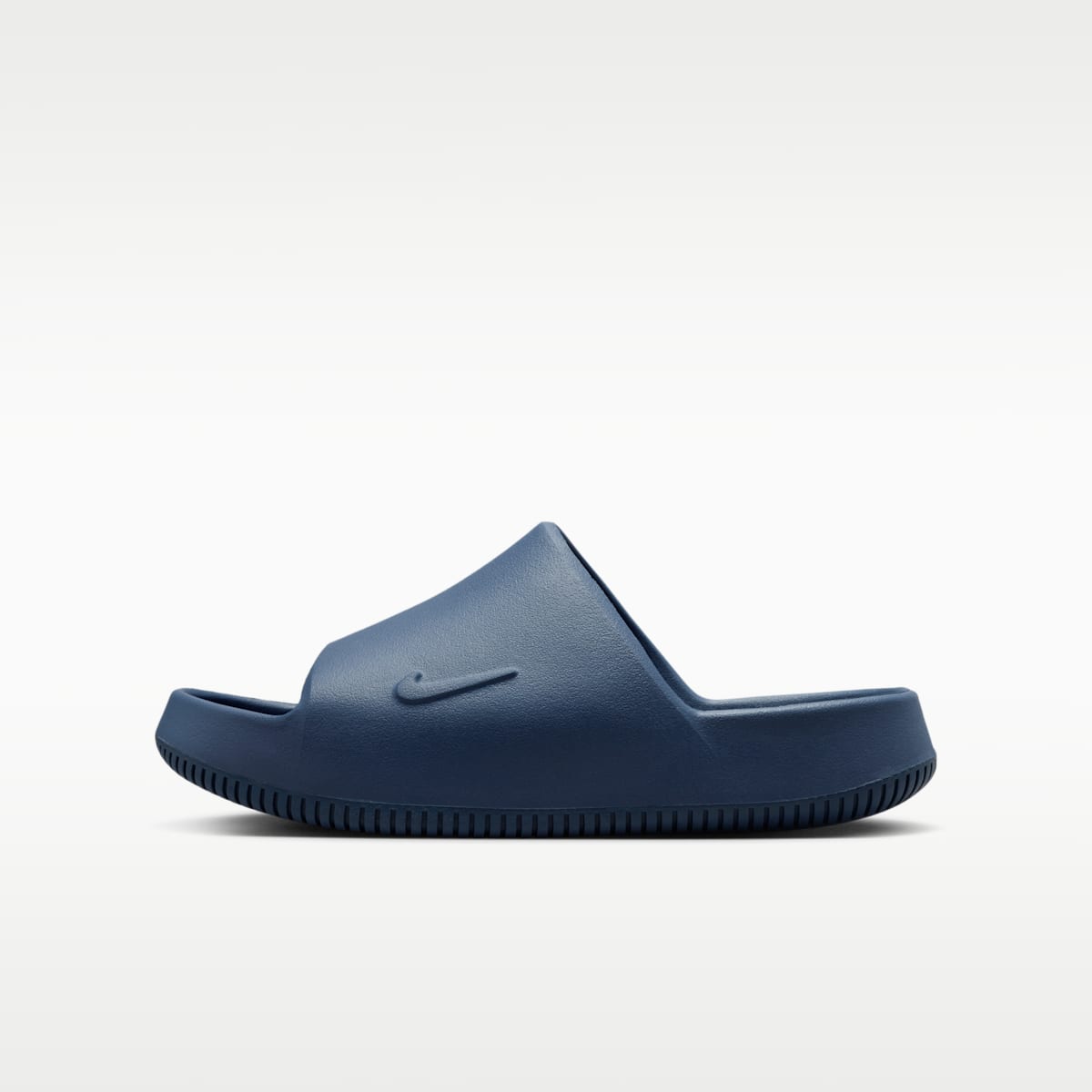 Nike Calm 2.0 Big Kids' Slides - Diffused Blue/Diffused Blue/Diffused Blue - Image 2
